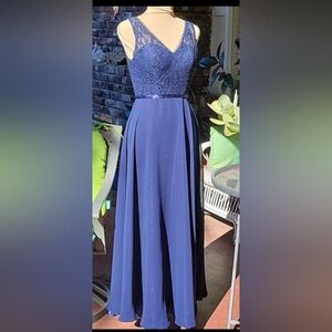Dancing Queen | Dresses | Dancing Queen Formal Dark Blue Evening Dress With  Beads Size S